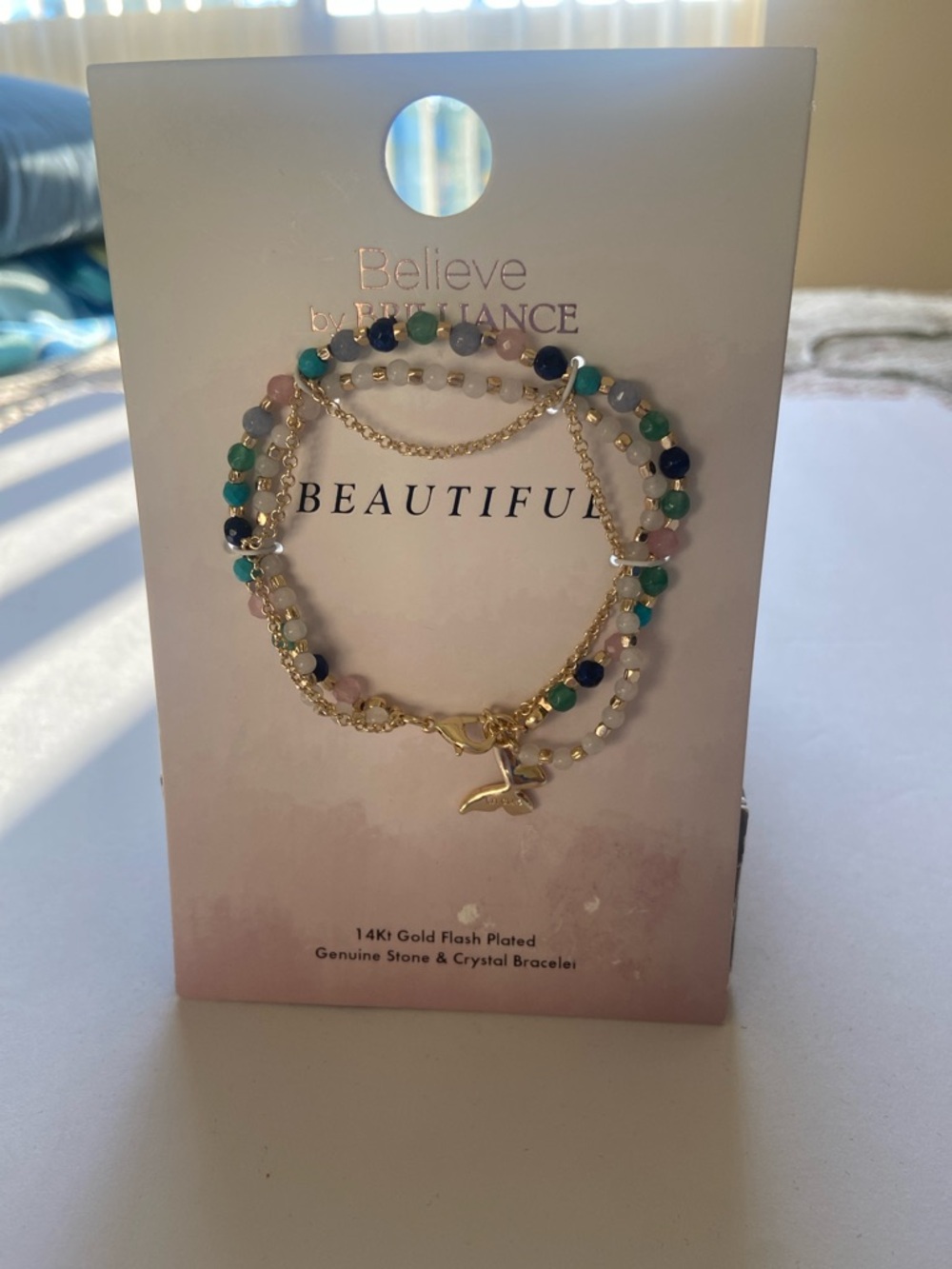 Multicolor Beaded Gold-Plated Bracelet Set